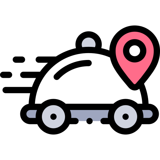 Food delivery Detailed Rounded Lineal color icon