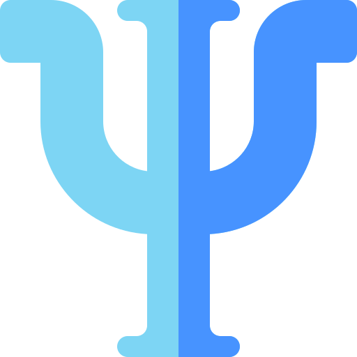 símbolo de psicología Basic Rounded Flat icono