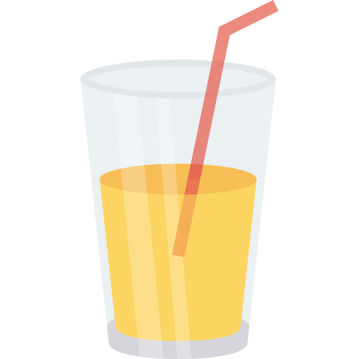 zumo de naranja Dinosoft Flat icono