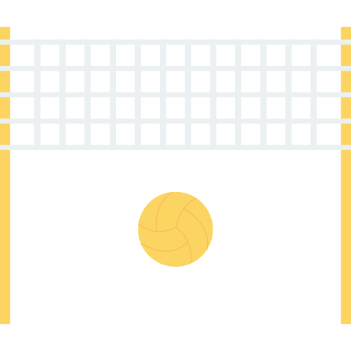 Beach volleyball Dinosoft Flat icon