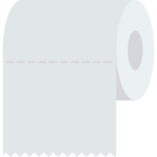 toiletpapier Dinosoft Flat icoon