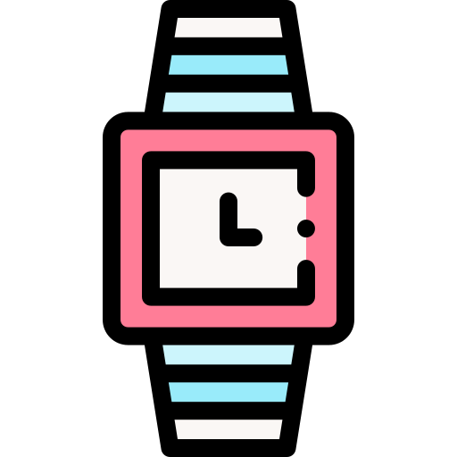 zegarek na rękę Detailed Rounded Lineal color ikona
