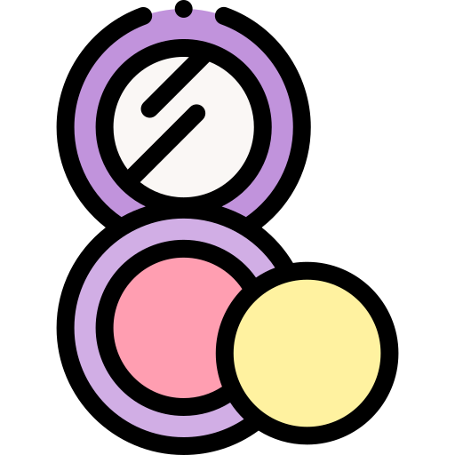 Blush Detailed Rounded Lineal color icon