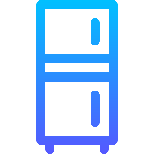 lodówka Basic Gradient Lineal color ikona