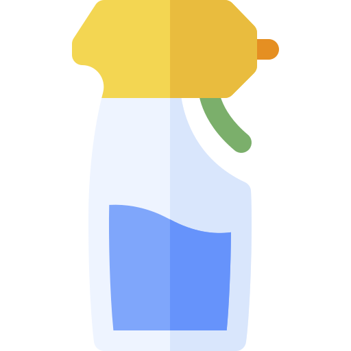 botella de spray Basic Rounded Flat icono