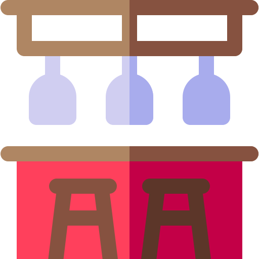 Bar counter Basic Rounded Flat icon