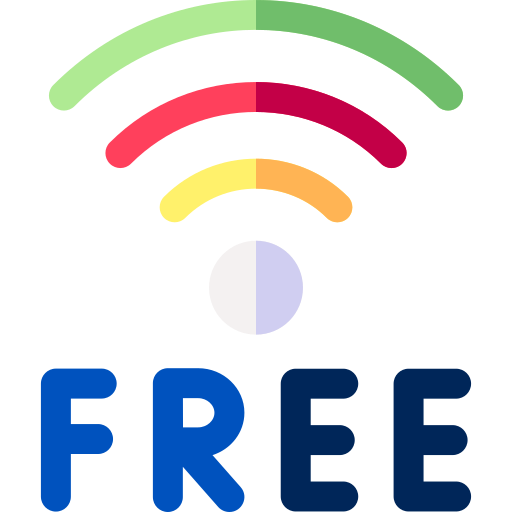 wifi gratis Basic Rounded Flat icona