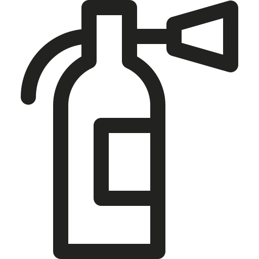 Fire extinguisher Basic Rounded Lineal icon