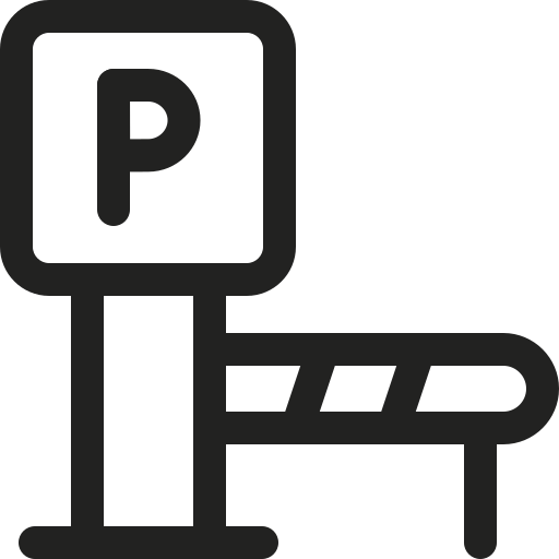 parcheggio Basic Rounded Lineal icona