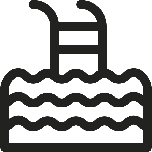 schwimmbad Basic Rounded Lineal icon