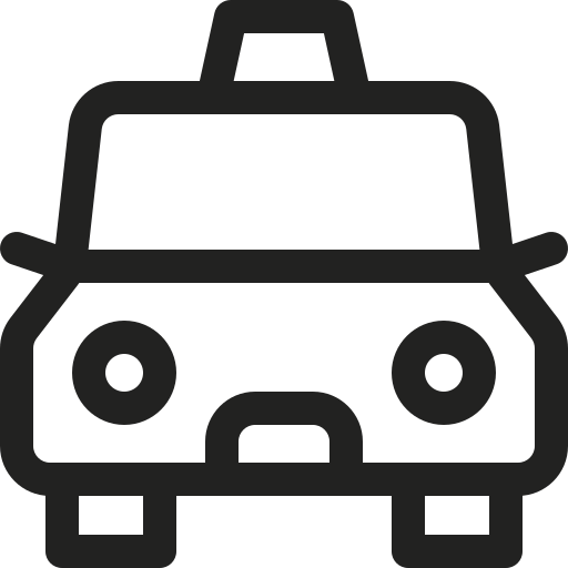 タクシー Basic Rounded Lineal icon