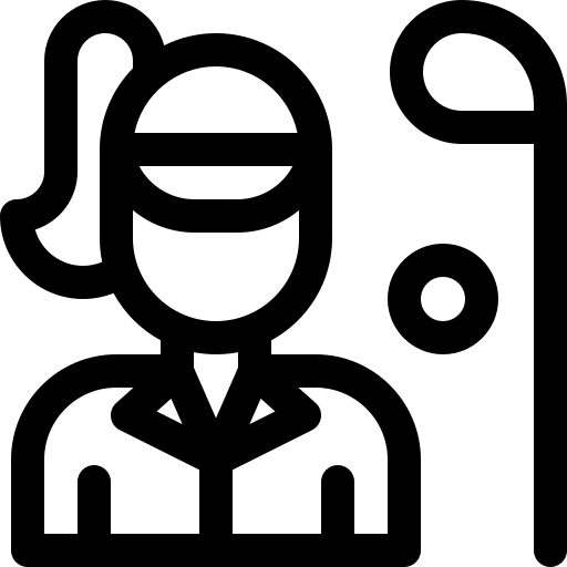 golfeur Basic Rounded Lineal Icône