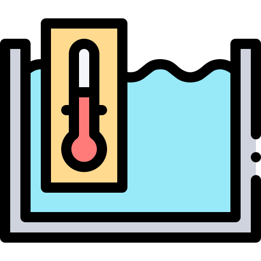 Temperature control Detailed Rounded Lineal color icon