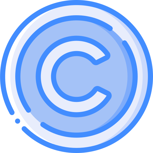 auteursrechten Basic Miscellany Blue icoon