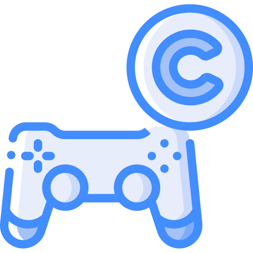 Controller Basic Miscellany Blue icon