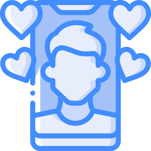 media społecznościowe Basic Miscellany Blue ikona