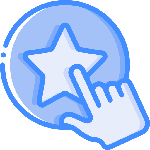 Rating Basic Miscellany Blue icon