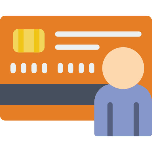 kreditkarte Basic Miscellany Flat icon