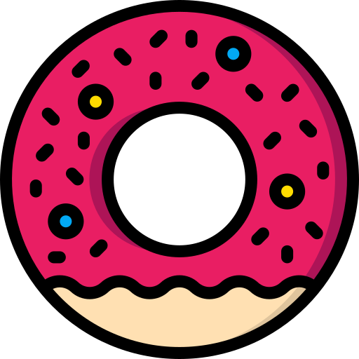 krapfen Basic Miscellany Lineal Color icon