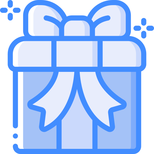 Present Basic Miscellany Blue icon