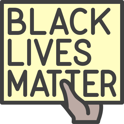Black lives matter Generic Outline Color icon