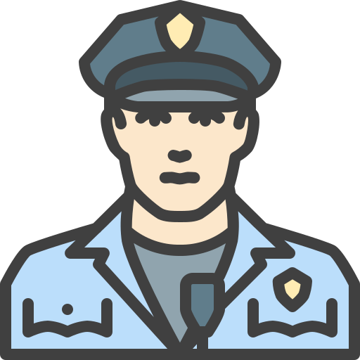 polizist Generic Outline Color icon