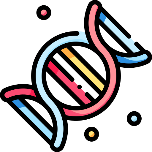 デオキシリボ核酸 Generic Outline Color icon