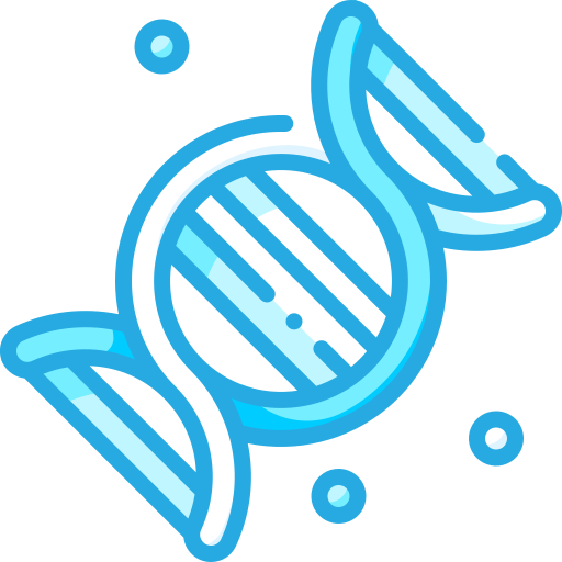 Deoxyribonucleic acid Generic Blue icon