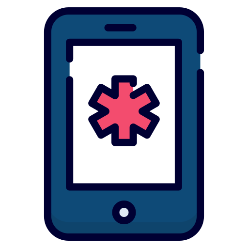 의료 앱 Generic Outline Color icon