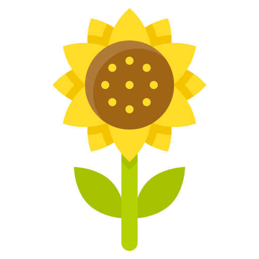 słonecznik Generic Flat ikona