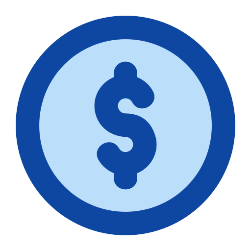 münze Generic Blue icon
