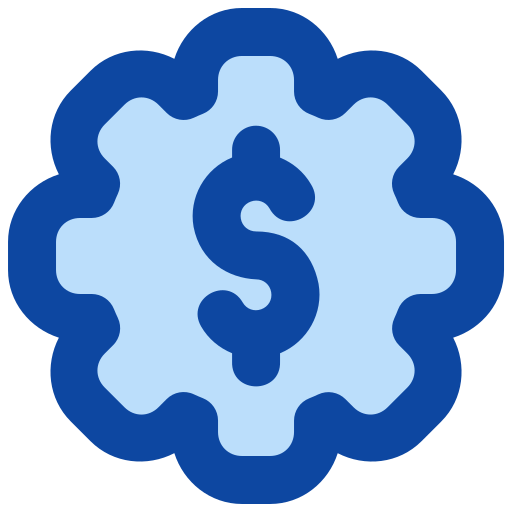 資金管理 Generic Blue icon