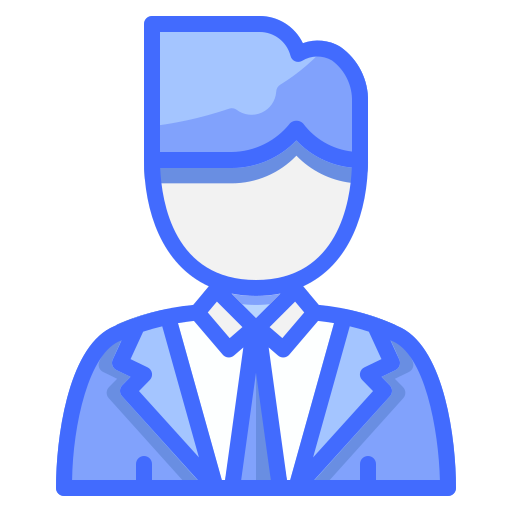 ビジネスマン Generic Blue icon