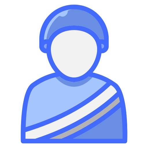 monje Generic Blue icono