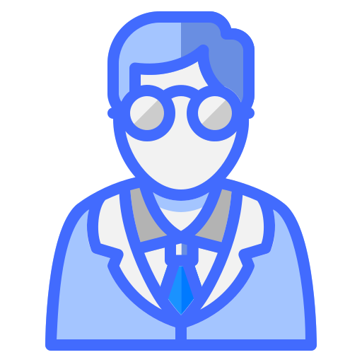 科学者 Generic Blue icon