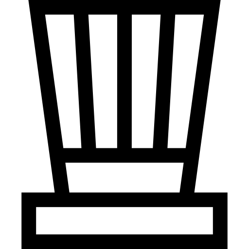 cylinder Basic Straight Lineal ikona