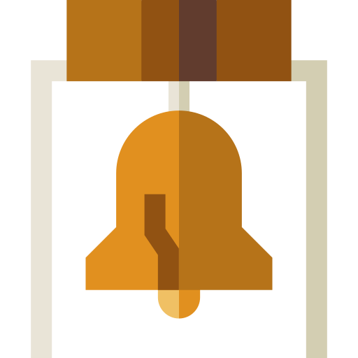 Liberty bell Basic Straight Flat icon