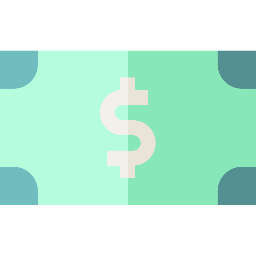 dollar Basic Straight Flat icon