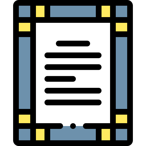憲法 Detailed Rounded Lineal color icon