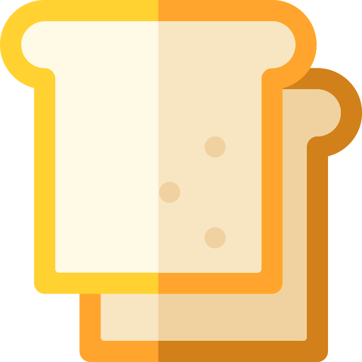 Хлеб Basic Rounded Flat иконка