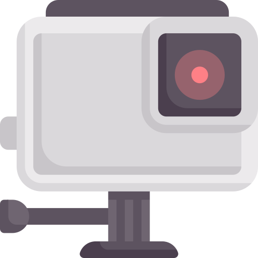 actie camera Special Flat icoon