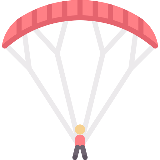 Parachute Special Flat icon