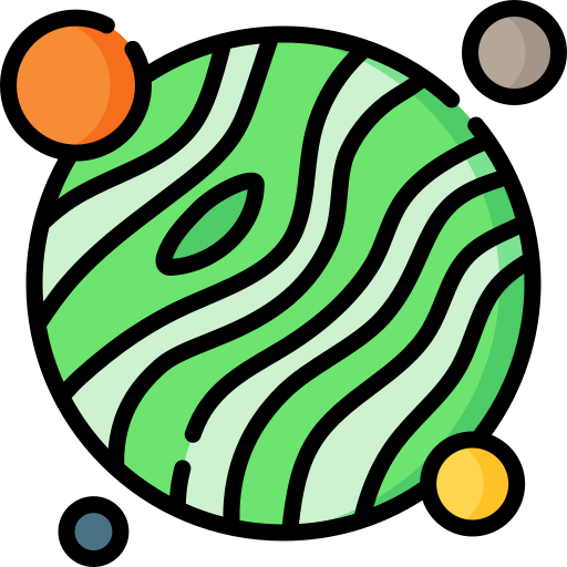 júpiter Special Lineal color icono