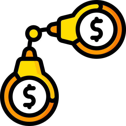 Handcuffs Basic Miscellany Lineal Color icon