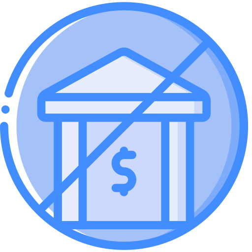 bank Basic Miscellany Blue icon