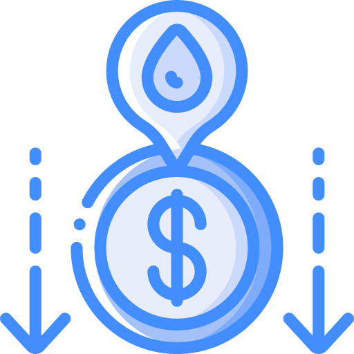 Coin Basic Miscellany Blue icon