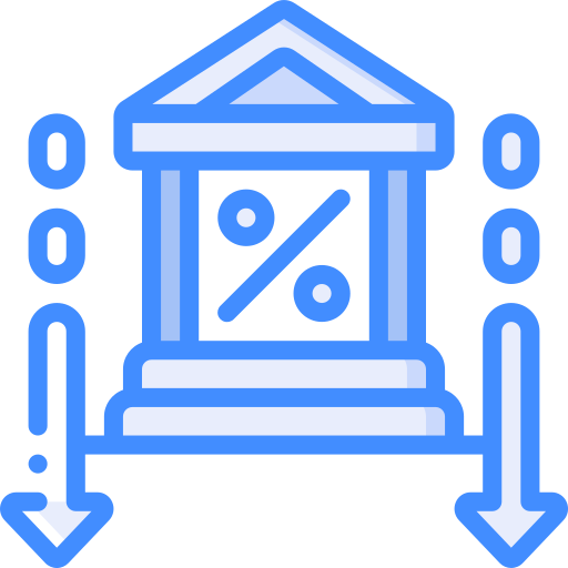 Bank Basic Miscellany Blue icon