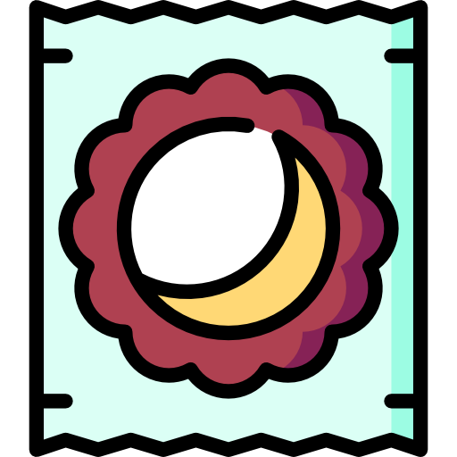pastel de luna Special Lineal color icono