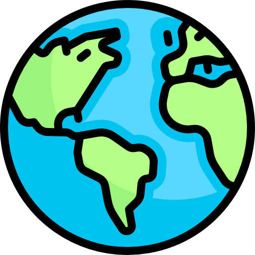 Planet earth Special Lineal color icon