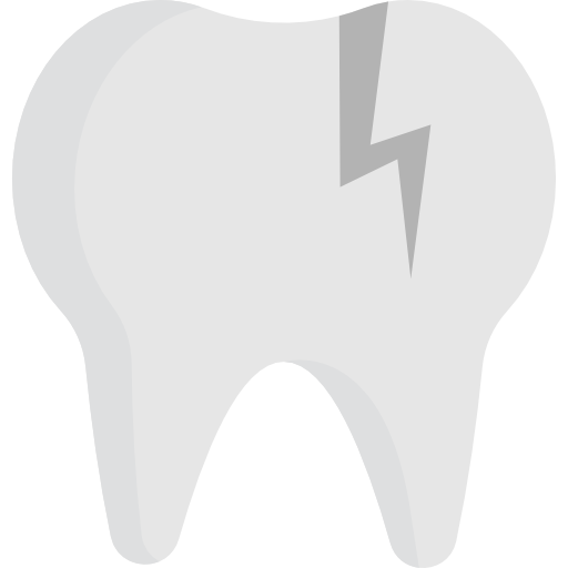 Broken tooth Special Flat icon